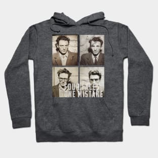 Four Faces, One Mistake: The Mugshot of a Man with a Shifting Identity Hoodie